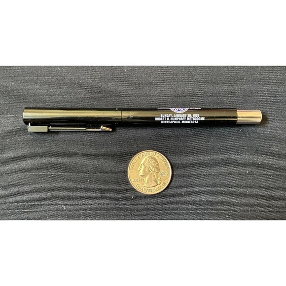 Collector Writing Pen 1992 NFL SUPER BOWL XXVI Skins v. Bills Pen Ink Dried Up - Picture 3 of 3